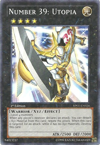 Amazon.com: YU-GI-OH! - Number 39: Utopia (BP01-EN024